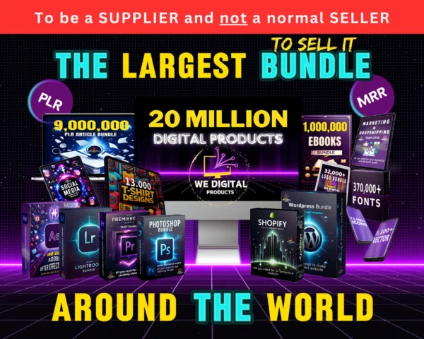 Ultimate Digital Assets Mega Bundle – 20 Million Premium Resources - Image 9