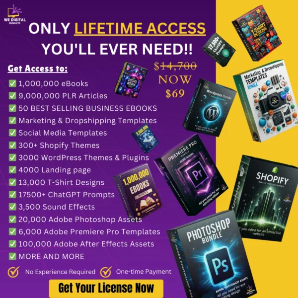 Ultimate Digital Assets Mega Bundle – 20 Million Premium Resources - Image 3